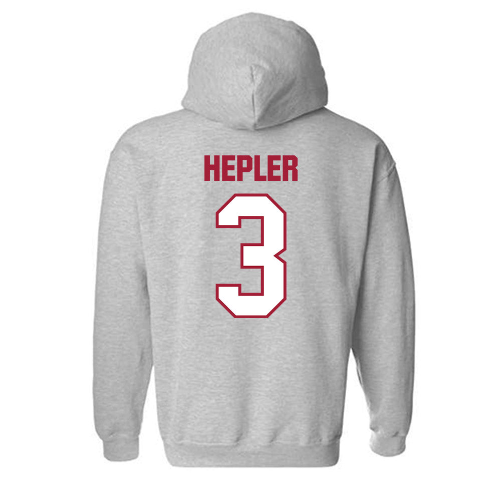 Indiana - NCAA Women's Volleyball : Ellie Hepler - Classic Shersey Hooded Sweatshirt-1