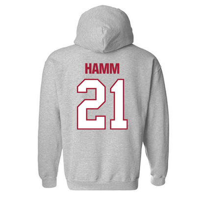 Indiana - NCAA Women's Soccer : Grace Hamm - Classic Shersey Hooded Sweatshirt-1