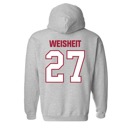 Indiana - NCAA Baseball : Clayton Weisheit - Classic Shersey Hooded Sweatshirt-1