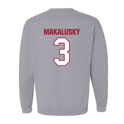 Indiana - NCAA Women's Basketball : Maya Makalusky - Classic Shersey Crewneck Sweatshirt-1
