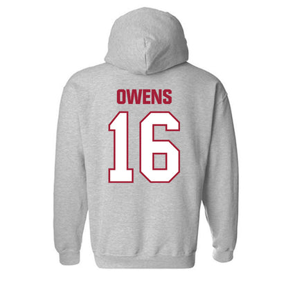 Indiana - NCAA Football : Jamar Owens - Classic Shersey Hooded Sweatshirt-1