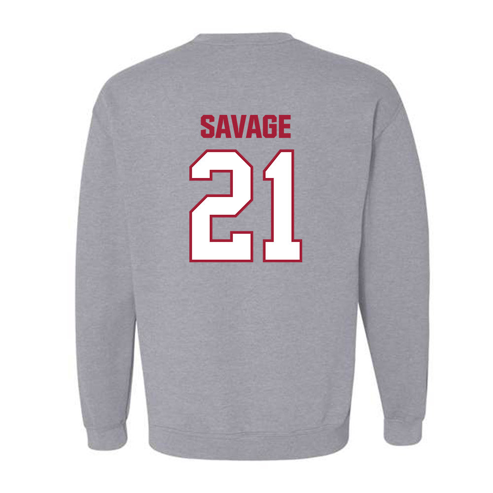 Indiana - NCAA Football : Jacob Savage - Classic Shersey Crewneck Sweatshirt-1