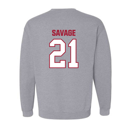 Indiana - NCAA Football : Jacob Savage - Classic Shersey Crewneck Sweatshirt-1