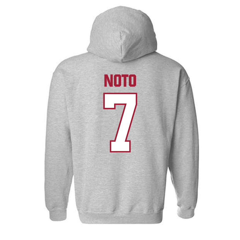 Indiana - NCAA Baseball : Mateo Noto - Classic Shersey Hooded Sweatshirt-1