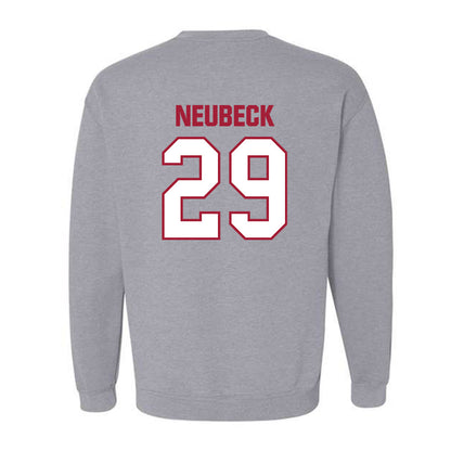 Indiana - NCAA Baseball : Tony Neubeck - Classic Shersey Crewneck Sweatshirt-1