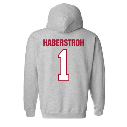 Indiana - NCAA Softball : Hannah Haberstroh - Classic Shersey Hooded Sweatshirt-1