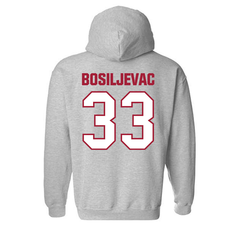 Indiana - NCAA Softball : Bria Bosiljevac - Classic Shersey Hooded Sweatshirt-1