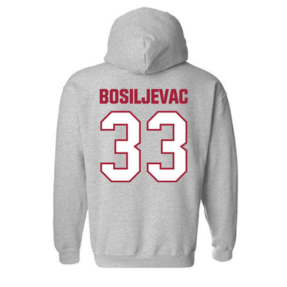 Indiana - NCAA Softball : Bria Bosiljevac - Classic Shersey Hooded Sweatshirt-1