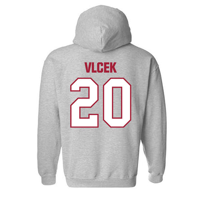Indiana - NCAA Women's Soccer : Haden Vlcek - Classic Shersey Hooded Sweatshirt-1