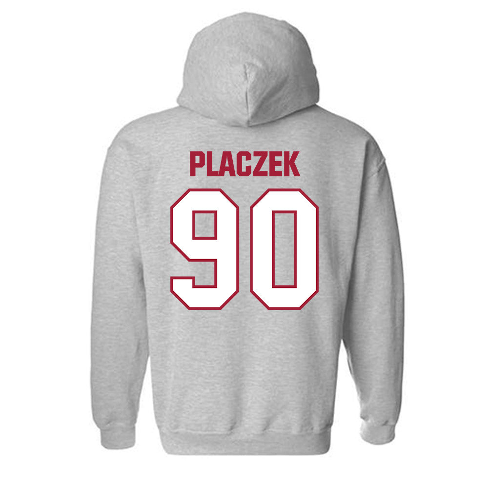 Indiana - NCAA Football : Josh Placzek - Classic Shersey Hooded Sweatshirt-1