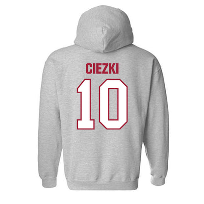 Indiana - NCAA Women's Basketball : Shay Ciezki - Classic Shersey Hooded Sweatshirt-1