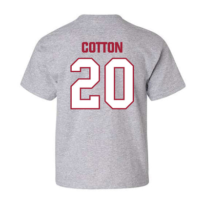 Indiana - NCAA Baseball : Logan Cotton - Classic Shersey Youth T-Shirt-1