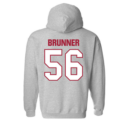 Indiana - NCAA Football : Joe Brunner - Classic Shersey Hooded Sweatshirt-1