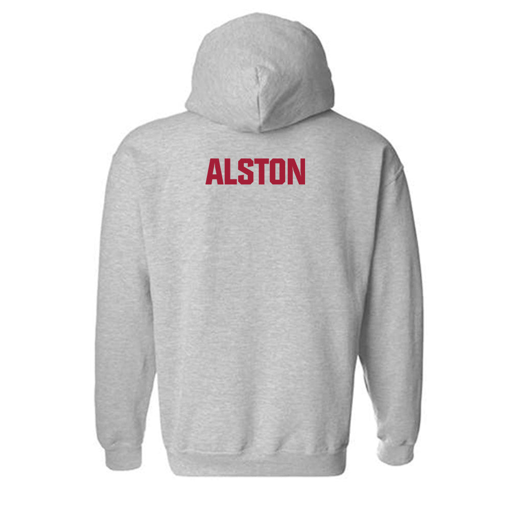 Indiana - NCAA Men's Track & Field : Xavier Alston - Classic Shersey Hooded Sweatshirt-1