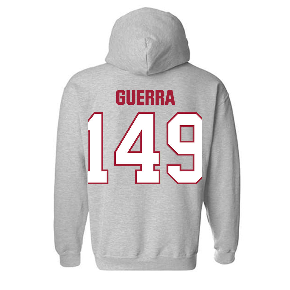 Indiana - NCAA Wrestling : Tyler Guerra - Classic Shersey Hooded Sweatshirt-1