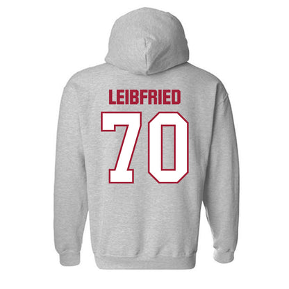 Indiana - NCAA Football : Austin Leibfried - Classic Shersey Hooded Sweatshirt-1