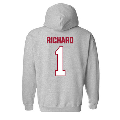 Indiana - NCAA Football : Turbo Richard - Classic Shersey Hooded Sweatshirt-1
