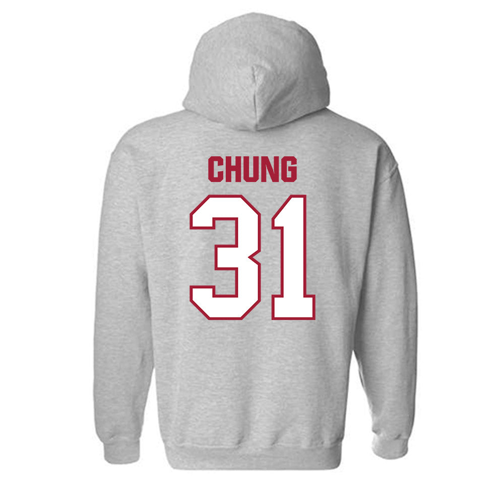Indiana - NCAA Football : Anthony Chung - Classic Shersey Hooded Sweatshirt-1