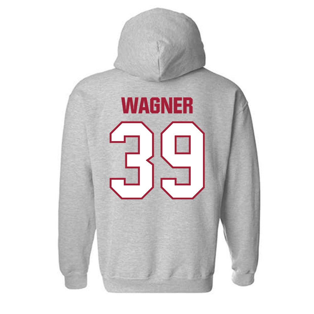 Indiana - NCAA Baseball : Nash Wagner - Classic Shersey Hooded Sweatshirt-1