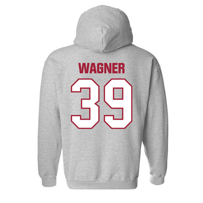 Indiana - NCAA Baseball : Nash Wagner - Classic Shersey Hooded Sweatshirt-1