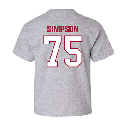 Indiana - NCAA Football : Sam Simpson - Classic Shersey Youth T-Shirt-1
