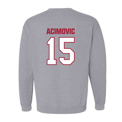 Indiana - NCAA Men's Basketball : Andrej Acimovic - Classic Shersey Crewneck Sweatshirt-1