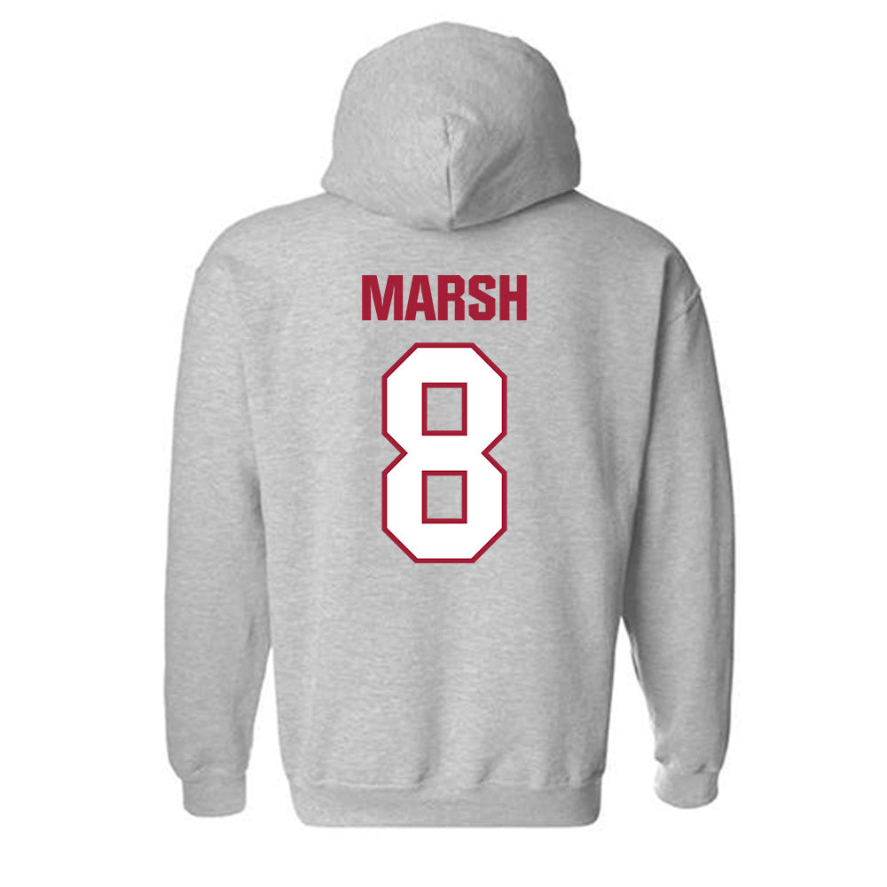 Indiana - NCAA Football : Nick Marsh - Classic Shersey Hooded Sweatshirt-1