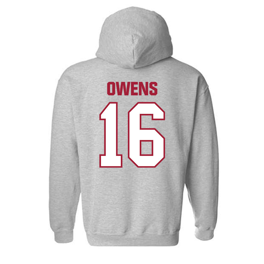 Indiana - NCAA Football : Jamar Owens - Classic Shersey Hooded Sweatshirt-1