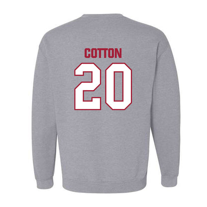 Indiana - NCAA Baseball : Logan Cotton - Classic Shersey Crewneck Sweatshirt-1