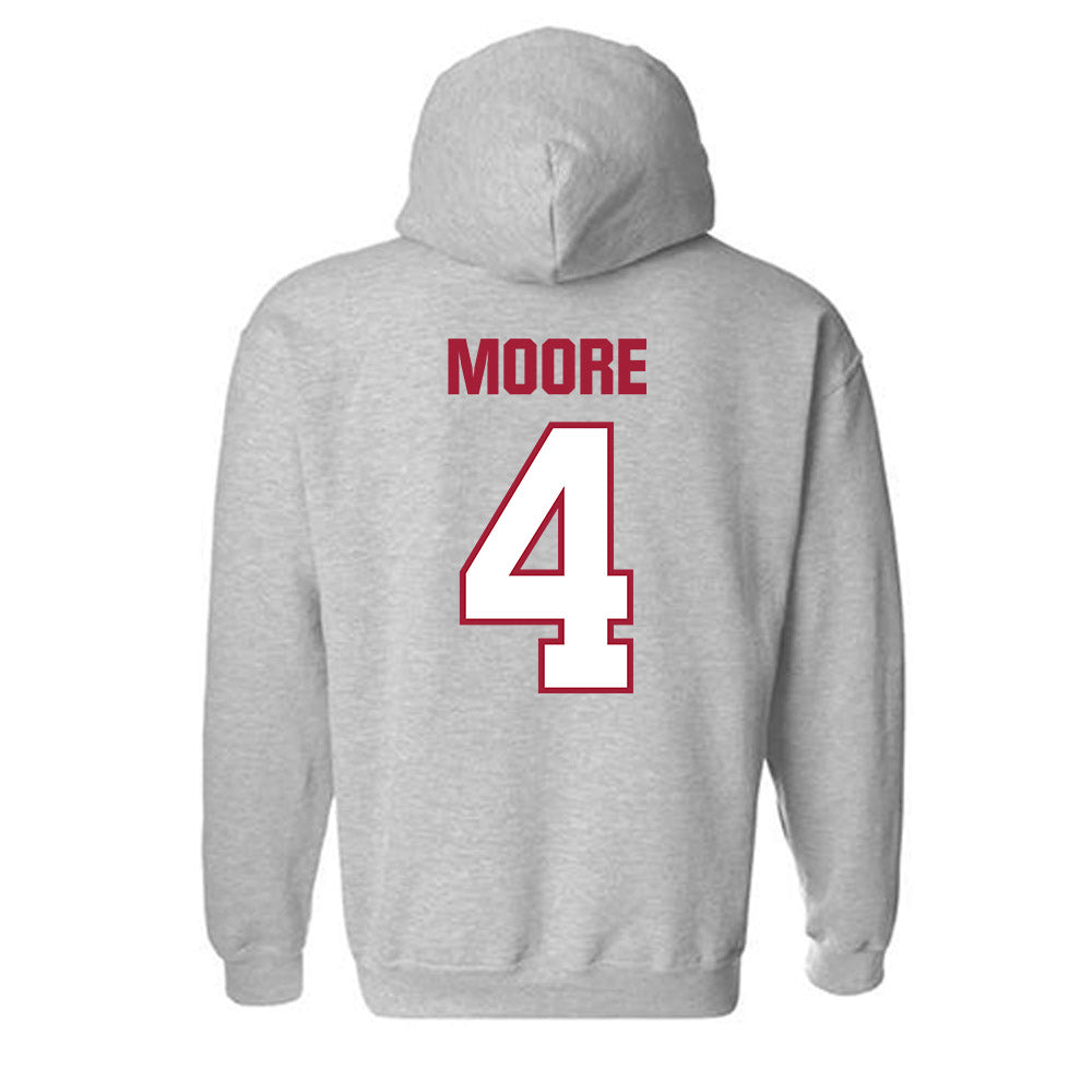 Indiana - NCAA Baseball : Will Moore - Classic Shersey Hooded Sweatshirt-1