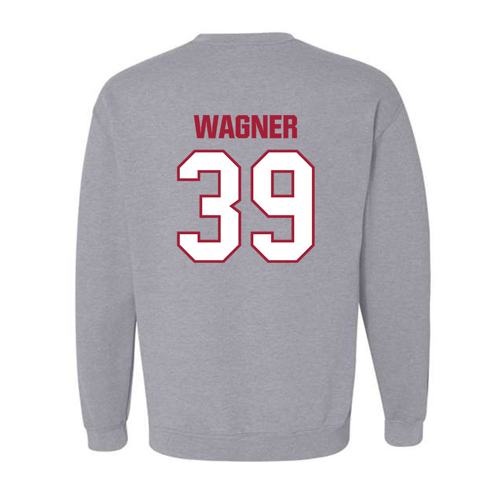 Indiana - NCAA Baseball : Nash Wagner - Classic Shersey Crewneck Sweatshirt-1