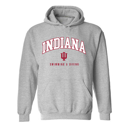 Indiana - NCAA Women's Swimming & Diving : Ella Roselli - Classic Shersey Hooded Sweatshirt-0