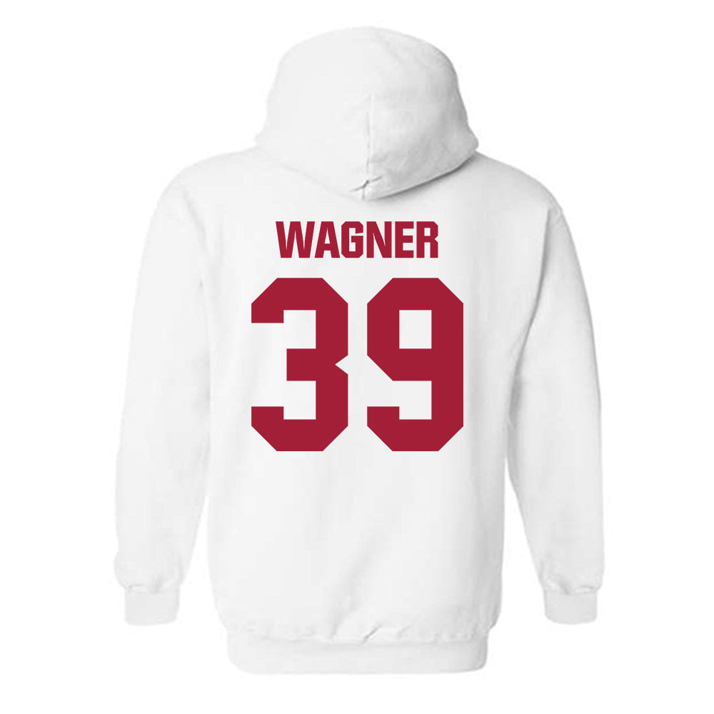 Indiana - NCAA Baseball : Nash Wagner - Classic Shersey Hooded Sweatshirt-1