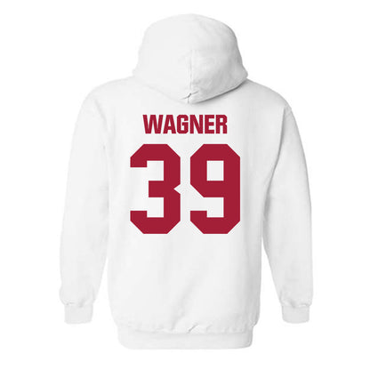 Indiana - NCAA Baseball : Nash Wagner - Classic Shersey Hooded Sweatshirt-1