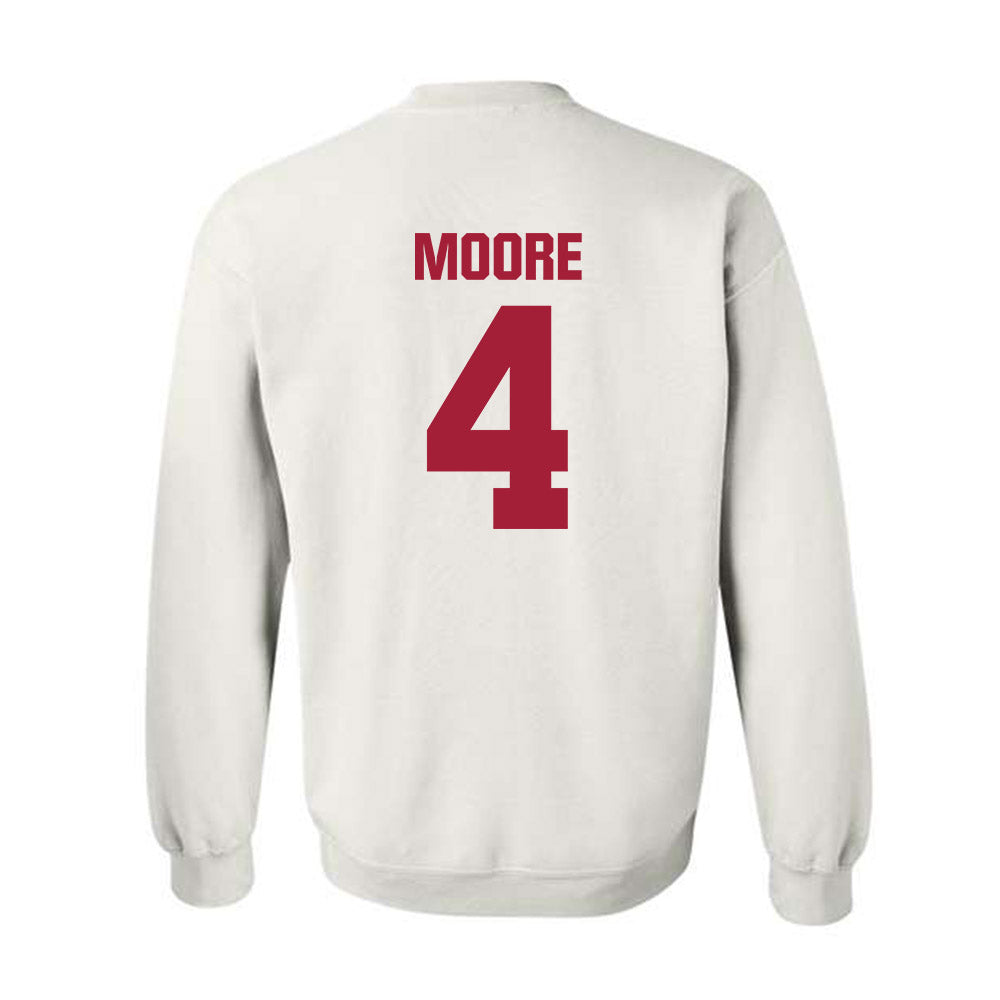 Indiana - NCAA Baseball : Will Moore - Classic Shersey Crewneck Sweatshirt-1