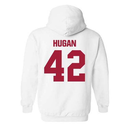 Indiana - NCAA Football : Kevontay Hugan - Classic Shersey Hooded Sweatshirt-1