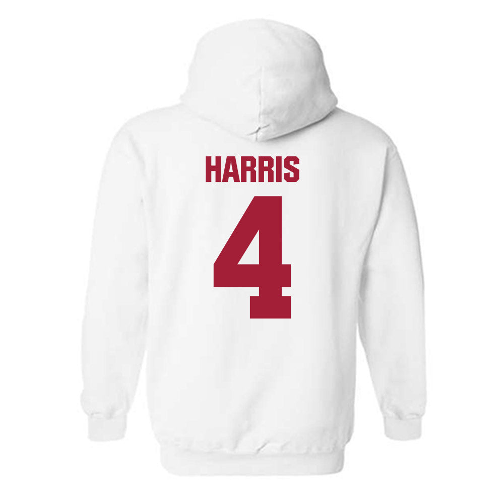 Indiana - NCAA Football : AJ Harris - Classic Shersey Hooded Sweatshirt-1