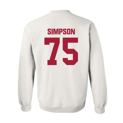 Indiana - NCAA Football : Sam Simpson - Classic Shersey Crewneck Sweatshirt-1