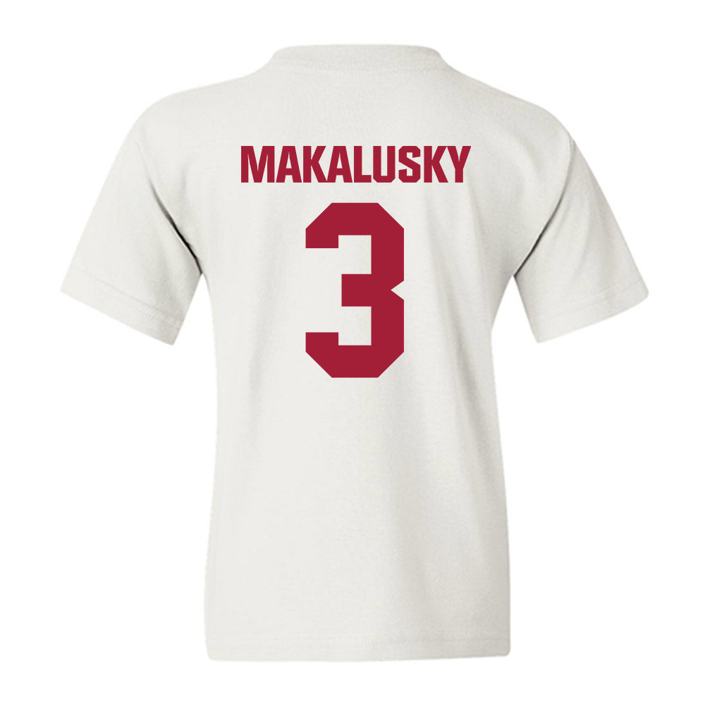 Indiana - NCAA Women's Basketball : Maya Makalusky - Classic Shersey Youth T-Shirt-1