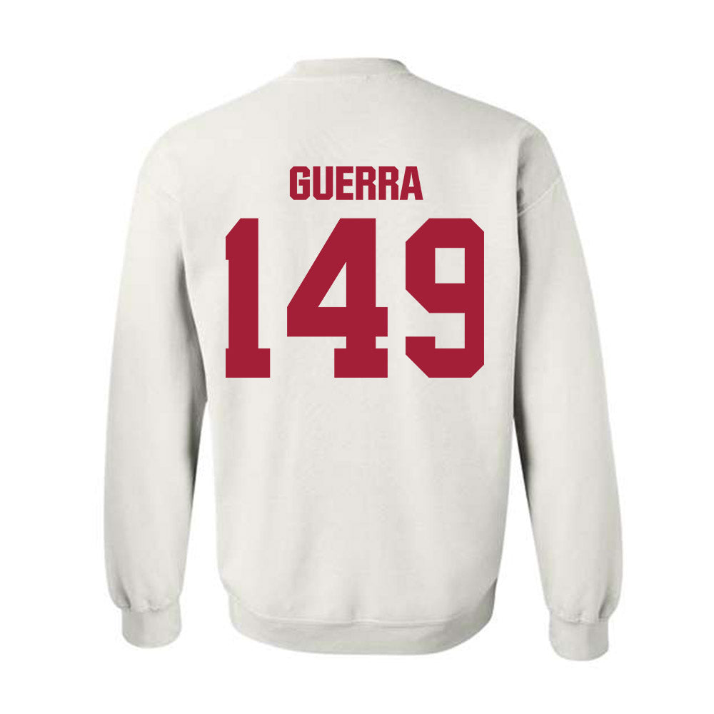 Indiana - NCAA Wrestling : Tyler Guerra - Classic Shersey Crewneck Sweatshirt-1