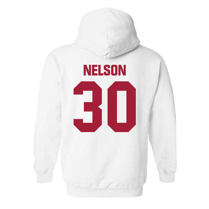 Indiana - NCAA Football : PJ Nelson - Classic Shersey Hooded Sweatshirt-1