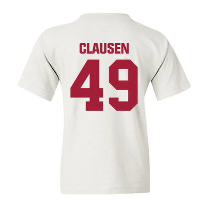 Indiana - NCAA Football : Drew Clausen - Classic Shersey Youth T-Shirt-1