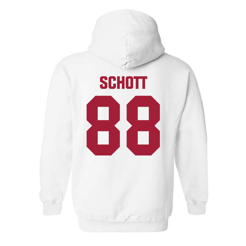 Indiana - NCAA Football : Brock Schott - Classic Shersey Hooded Sweatshirt-1