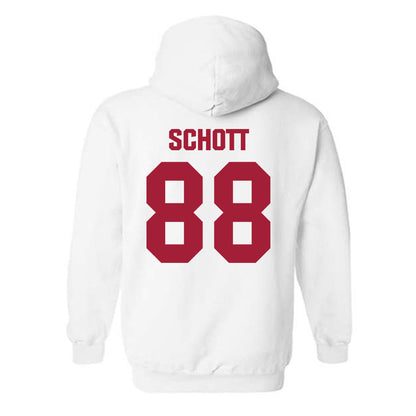Indiana - NCAA Football : Brock Schott - Classic Shersey Hooded Sweatshirt-1