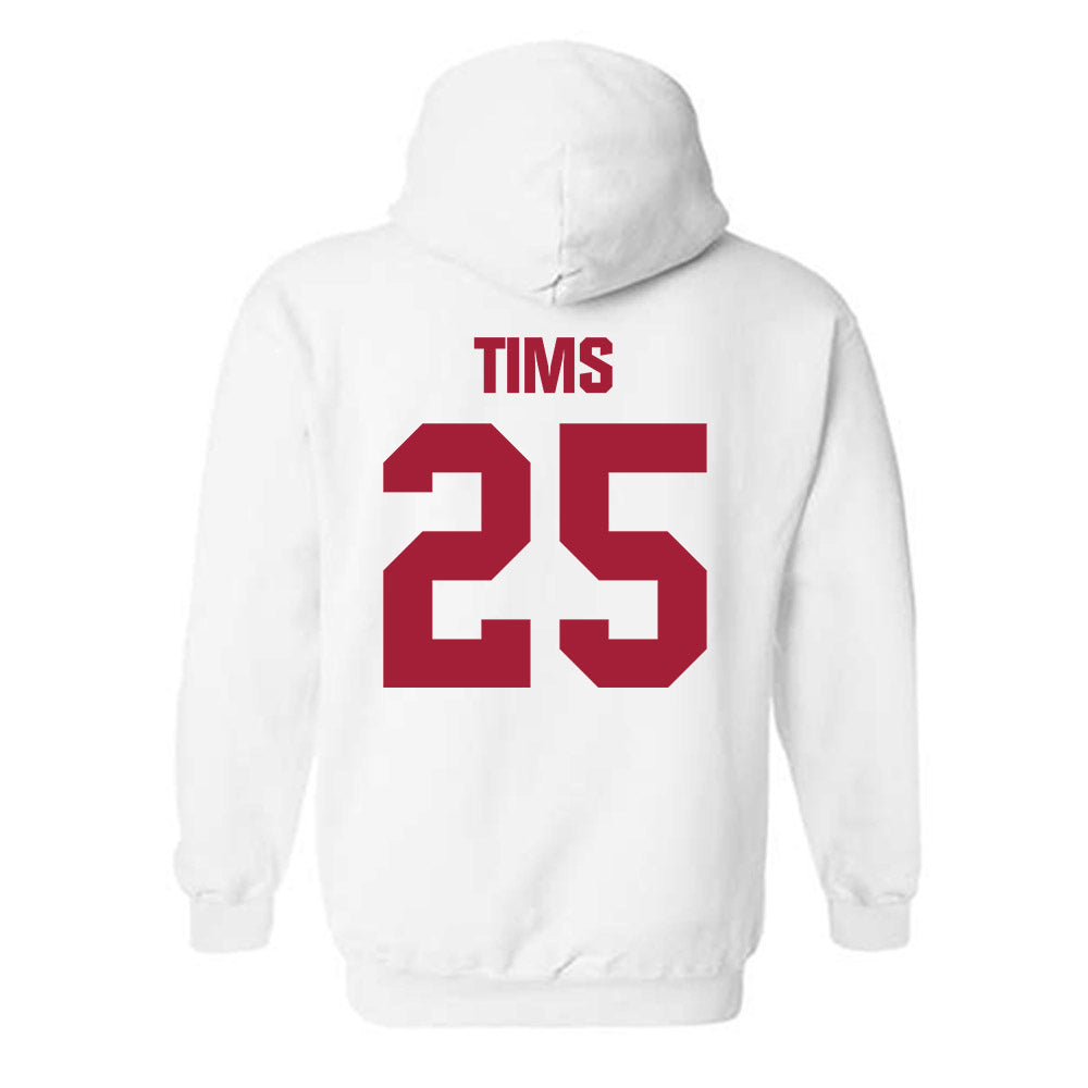 Indiana - NCAA Football : Dmontae Tims - Classic Shersey Hooded Sweatshirt-1