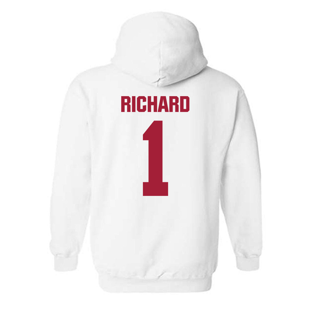 Indiana - NCAA Football : Turbo Richard - Classic Shersey Hooded Sweatshirt-1
