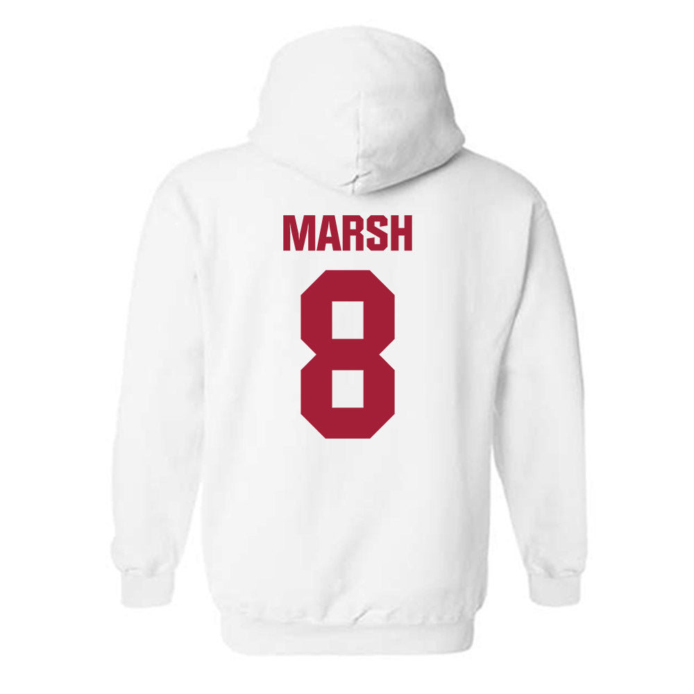 Indiana - NCAA Football : Nick Marsh - Classic Shersey Hooded Sweatshirt-1