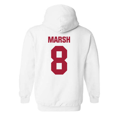Indiana - NCAA Football : Nick Marsh - Classic Shersey Hooded Sweatshirt-1
