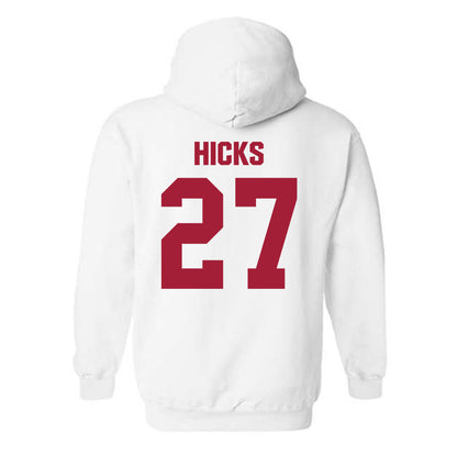 Indiana - NCAA Football : Kasmir Hicks - Classic Shersey Hooded Sweatshirt-1
