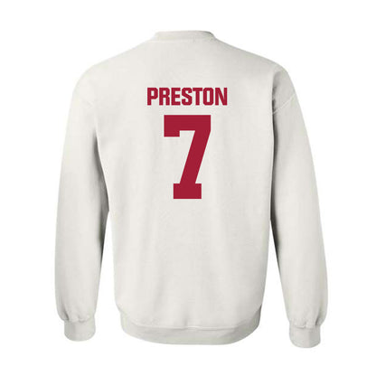 Indiana - NCAA Football : Shazz Preston - Classic Shersey Crewneck Sweatshirt-1